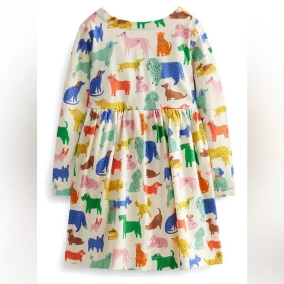 Mini Boden Multicolor Animal Print Dress - Picture 1 of 5